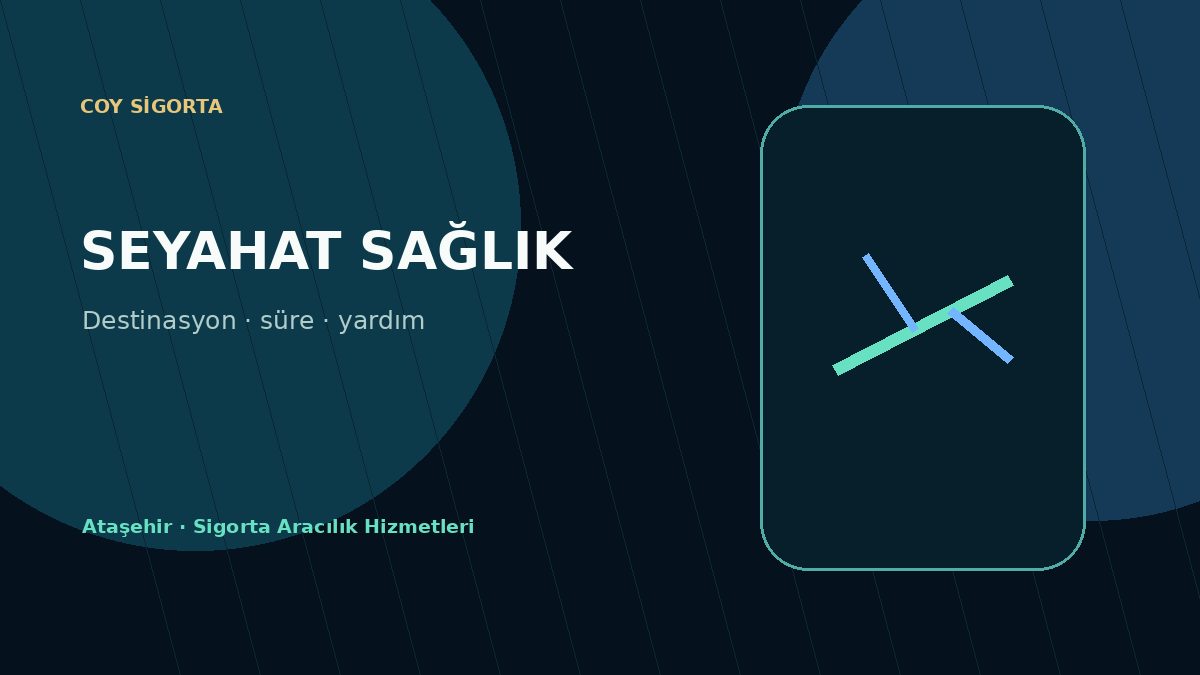 Seyahat Sağlık Sigortası kapsam, teklif ve poliçe değerlendirme görseli